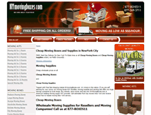 Tablet Screenshot of nymovingboxes.com